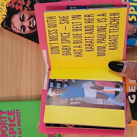 Spice Girls In My Pocket Books Full Set 1997 - Picture 5 of 5